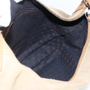 GUCCI Shoulder Bag Canvas Beige Silver 95726 Auth ep13367-21