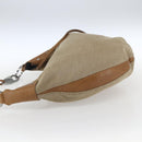 GUCCI Shoulder Bag Canvas Beige Silver 95726 Auth ep13367-3