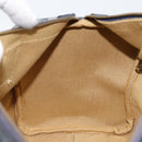 CELINE C Sulky Boston Bag Canvas Navy Gold Auth ep13370-19