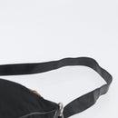 GUCCI Bamboo Hand Bag Nylon 2way Black Silver 001 1998 1577 Auth ep13375-15