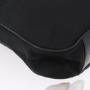 GUCCI Bamboo Hand Bag Nylon 2way Black Silver 001 1998 1577 Auth ep13375-10