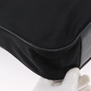 GUCCI Bamboo Hand Bag Nylon 2way Black Silver 001 1998 1577 Auth ep13375-17