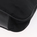 GUCCI Bamboo Hand Bag Nylon 2way Black Silver 001 1998 1577 Auth ep13375-18
