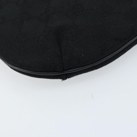 GUCCI GG Supreme Schoudertas Zwart Goud 904 02 020 Auth ep13376