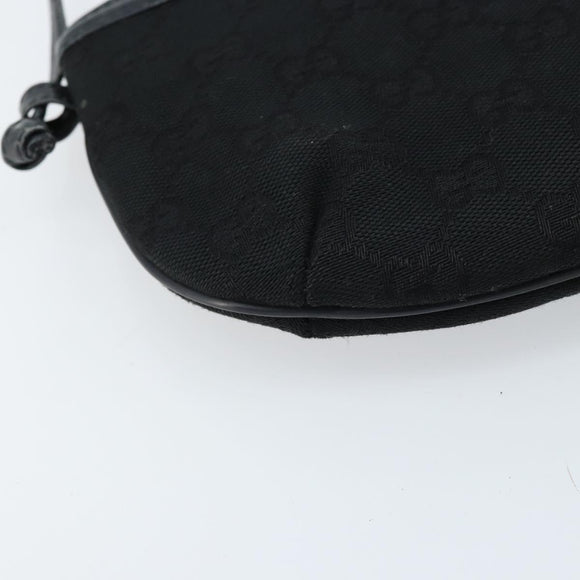 GUCCI GG Supreme Schoudertas Zwart Goud 904 02 020 Auth ep13376