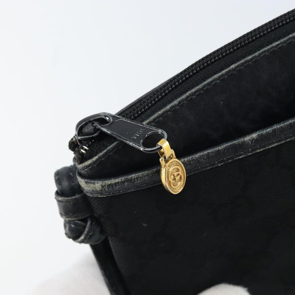 GUCCI GG Supreme Schoudertas Zwart Goud 904 02 020 Auth ep13376