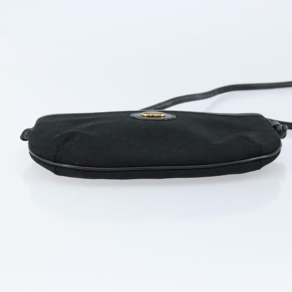 GUCCI GG Supreme Schoudertas Zwart Goud 904 02 020 Auth ep13376