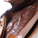 Burberrys Nova Check Hand Bag Canvas Beige Gold Auth ep13387-20