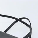 Burberrys Nova Check Hand Bag Leather Black Silver Auth ep13393-8