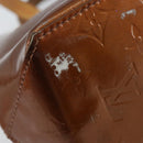 LOUIS VUITTON Monogram Vernis Reade PM Hand Bag Bronze M91146 LV Auth ep13394-9