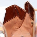 LOUIS VUITTON Monogram Vernis Reade PM Hand Bag Bronze M91146 LV Auth ep13394-21