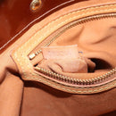 LOUIS VUITTON Monogram Vernis Reade PM Hand Bag Bronze M91146 LV Auth ep13394-12