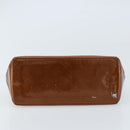 LOUIS VUITTON Monogram Vernis Reade PM Hand Bag Bronze M91146 LV Auth ep13394-5