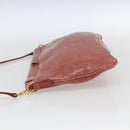 Miu Miu Shoulder Bag Leather Pink Gold Auth ep13395-3