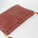 Miu Miu Shoulder Bag Leather Pink Gold Auth ep13395-6