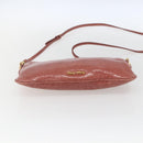 Miu Miu Shoulder Bag Leather Pink Gold Auth ep13395-5