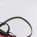 HERMES Herbag Zip Hand Bag Canvas Pink Silver Auth ep13396-15