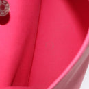 HERMES Herbag Zip Hand Bag Canvas Pink Silver Auth ep13396-12