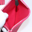 HERMES Herbag Zip Hand Bag Canvas Pink Silver Auth ep13396-26