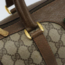 GUCCI GG Supreme Web Sherry Line Tasche PVC Beige Gold 39 02 006 Auth ep13397-15