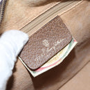 GUCCI GG Supreme Web Sherry Line Tasche PVC Beige Gold 39 02 006 Auth ep13397-17