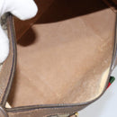 GUCCI GG Supreme Web Sherry Line Tasche PVC Beige Gold 39 02 006 Auth ep13397-18