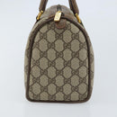 GUCCI GG Supreme Web Sherry Line Tasche PVC Beige Gold 39 02 006 Auth ep13397-4
