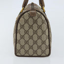 GUCCI GG Supreme Web Sherry Line Tasche PVC Beige Gold 39 02 006 Auth ep13397-5