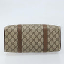 GUCCI GG Supreme Web Sherry Line Tasche PVC Beige Gold 39 02 006 Auth ep13397-9