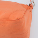 FENDI Mamma Baguette Shoulder Bag Nylon Orange Silver Auth ep13399-17