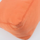 FENDI Mamma Baguette Shoulder Bag Nylon Orange Silver Auth ep13399-18