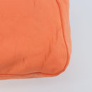 FENDI Mamma Baguette Shoulder Bag Nylon Orange Silver Auth ep13399-8