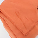 FENDI Mamma Baguette Shoulder Bag Nylon Orange Silver Auth ep13399-9