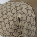 GUCCI GG Plus Supreme Web Sherry Line Tote Bag PVC Beige Gold Auth ep13405-14