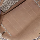 GUCCI GG Plus Supreme Web Sherry Line Tote Bag PVC Beige Gold Auth ep13405-11
