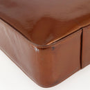 LOUIS VUITTON Monogram Vernis Columbus Tote Bag Bronze M91134 LV Auth ep13407-15
