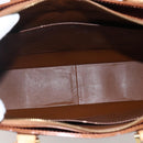 LOUIS VUITTON Monogram Vernis Columbus Tote Bag Bronze M91134 LV Auth ep13407-11