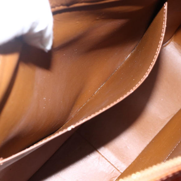 LOUIS VUITTON Monogram Vernis Columbus Tote Bag Bronze M91134 LV Auth ep13407