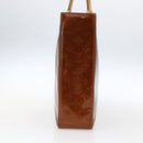 LOUIS VUITTON Monogram Vernis Columbus Tote Bag Bronze M91134 LV Auth ep13407-4