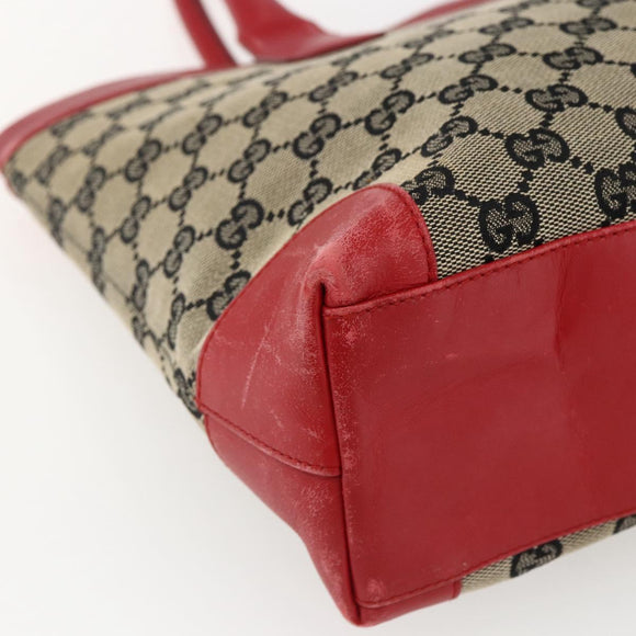 GUCCI GG Canvas Tote Bag Navy 002 1119 Auth ep13408