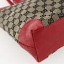 GUCCI GG Canvas Tote Bag Navy 002 1119 Auth ep13408-9
