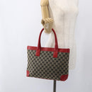 GUCCI GG Canvas Tote Bag Navy 002 1119 Auth ep13408-22