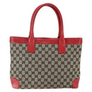 GUCCI GG Canvas Tote Bag Navy 002 1119 Auth ep13408-2