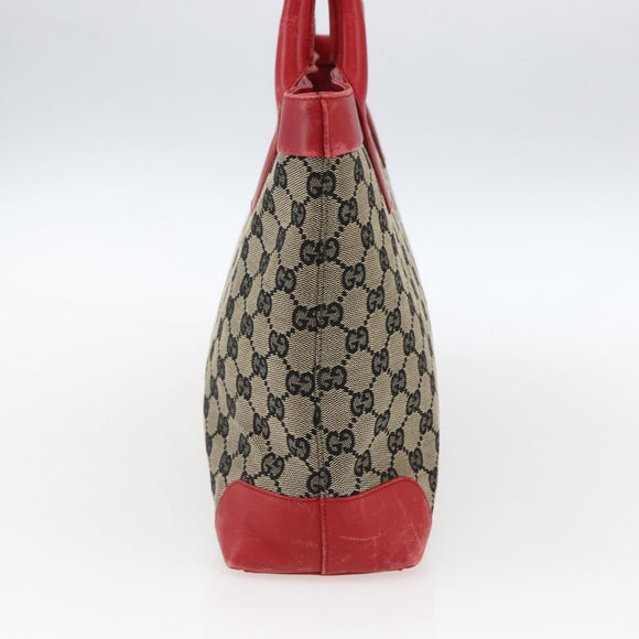 GUCCI GG Canvas Tote Bag Navy 002 1119 Auth ep13408