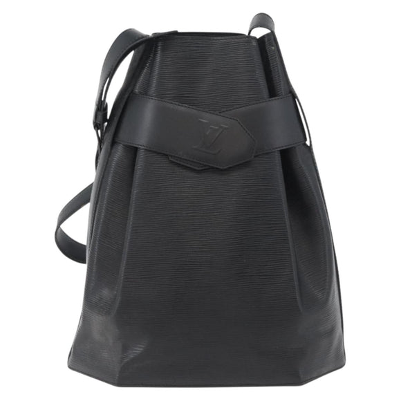LOUIS VUITTON Epi Sac Depaule GM Shoulder Bag Black M80155 LV Auth ep13409