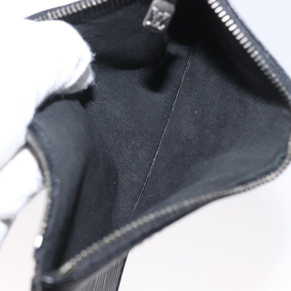 LOUIS VUITTON Epi Sac Depaule GM Shoulder Bag Black M80155 LV Auth ep13409