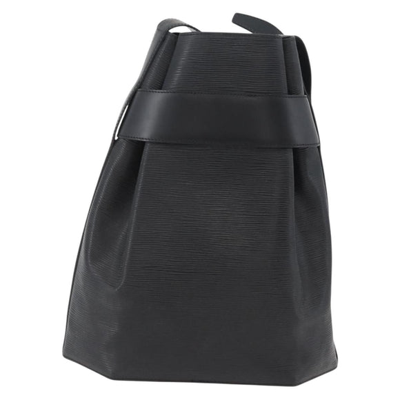 LOUIS VUITTON Epi Sac Depaule GM Shoulder Bag Black M80155 LV Auth ep13409