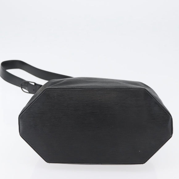 LOUIS VUITTON Epi Sac Depaule GM Shoulder Bag Black M80155 LV Auth ep13409