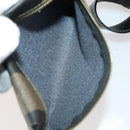FENDI Pecan Canvas Shoulder Bag PVC Black Brown Auth ep13414-22