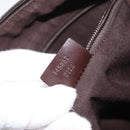GUCCI GG Canvas Shoulder Bag Beige Silver 145857 Auth ep13417-21